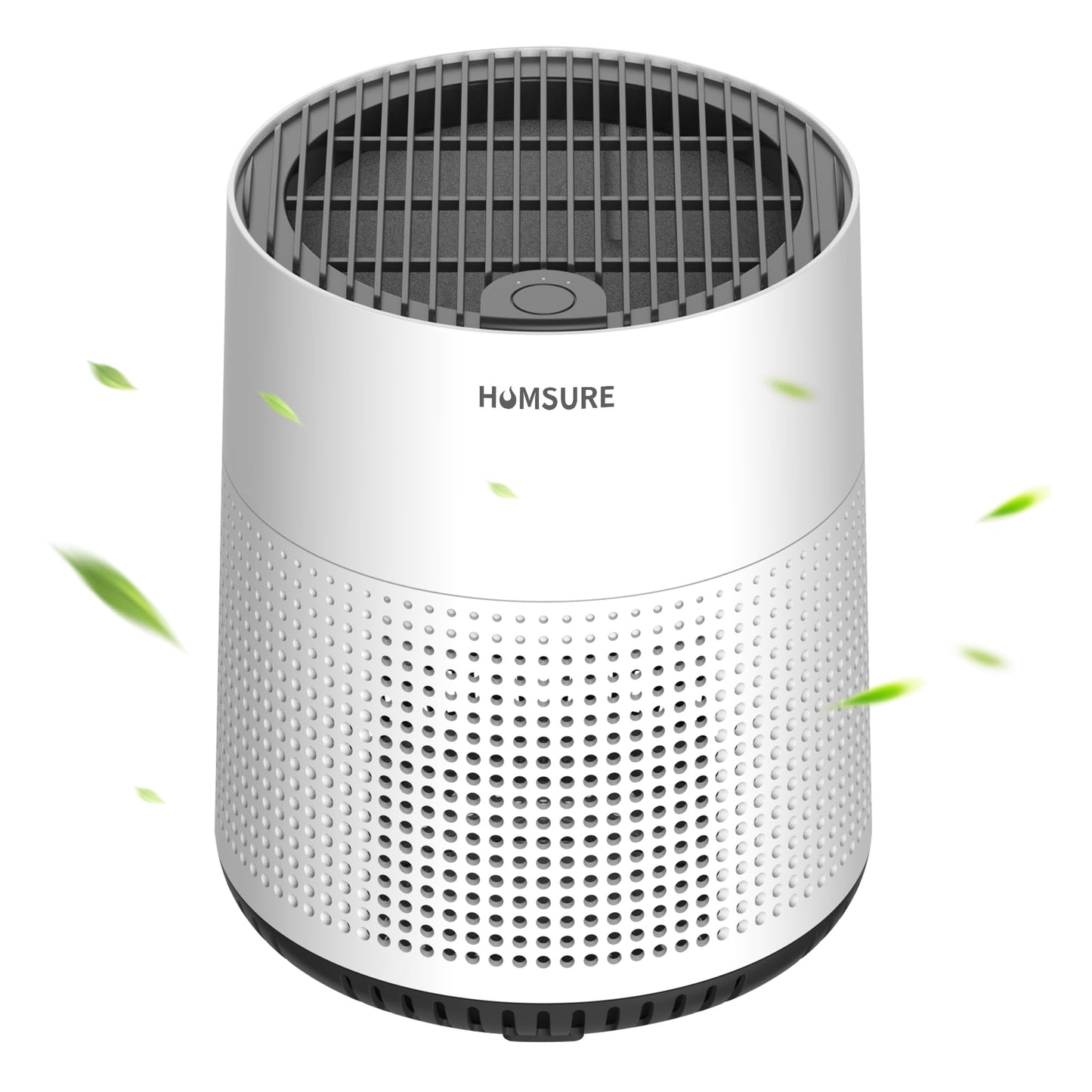 Air Purifier, 300 Sq.Ft Air Purifiers for Bedroom, H13 True HEPA Filter, Remove Smoke Dust, White, HKJ-50A