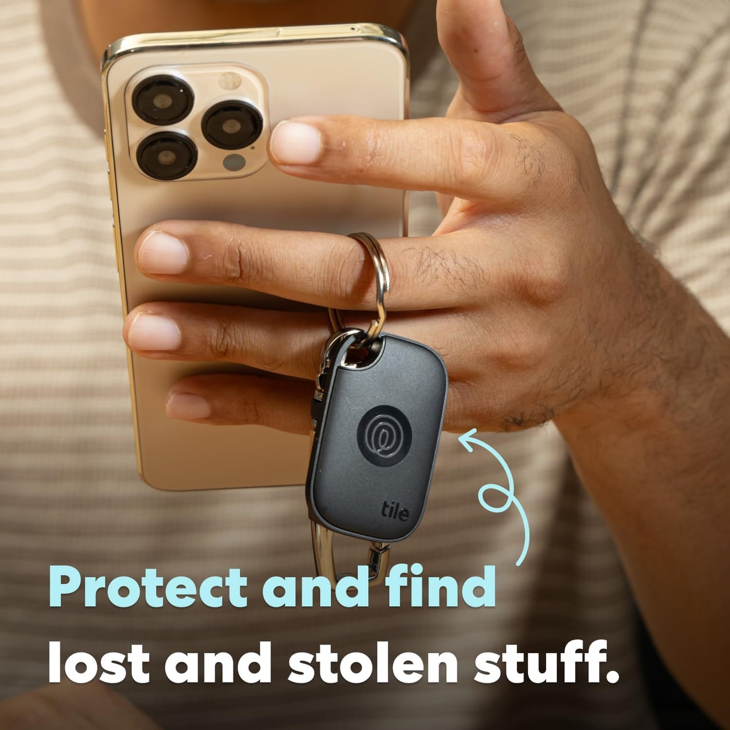 by Life360 Pro - Powerful Bluetooth Tracker, Key Finder and Item Locator for Keys, Bags and More. Both Ios and Android Compatible. Phone Finder. 1-Pack (Black)