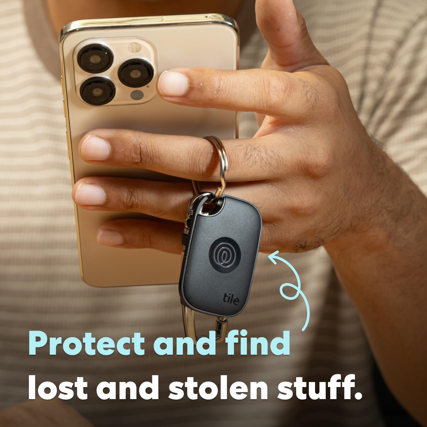 by Life360 Pro - Powerful Bluetooth Tracker, Key Finder and Item Locator for Keys, Bags and More. Both Ios and Android Compatible. Phone Finder. 1-Pack (Black)