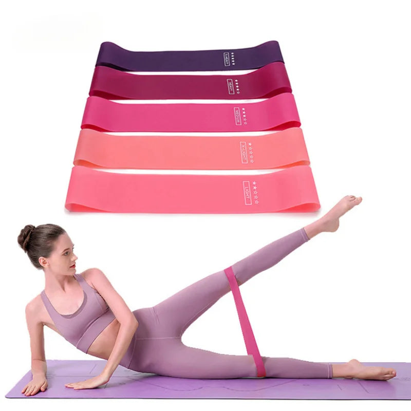 Portable Resistance Band Women'S Squat Hips Tension Bands Gym Yoga Equipment Tension Slim Legs Slim Hands Elastic Circle