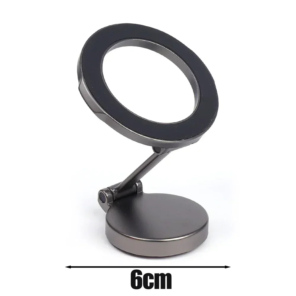 Strong Magnetic Cell Phone Holder Car 360° Swivel Adjustable Back Sticker Holder Magsafe for Iphone 16 Samsung Xiaomi Universal