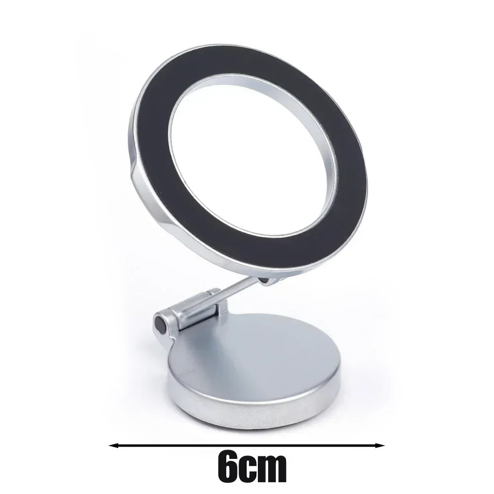 Strong Magnetic Cell Phone Holder Car 360° Swivel Adjustable Back Sticker Holder Magsafe for Iphone 16 Samsung Xiaomi Universal